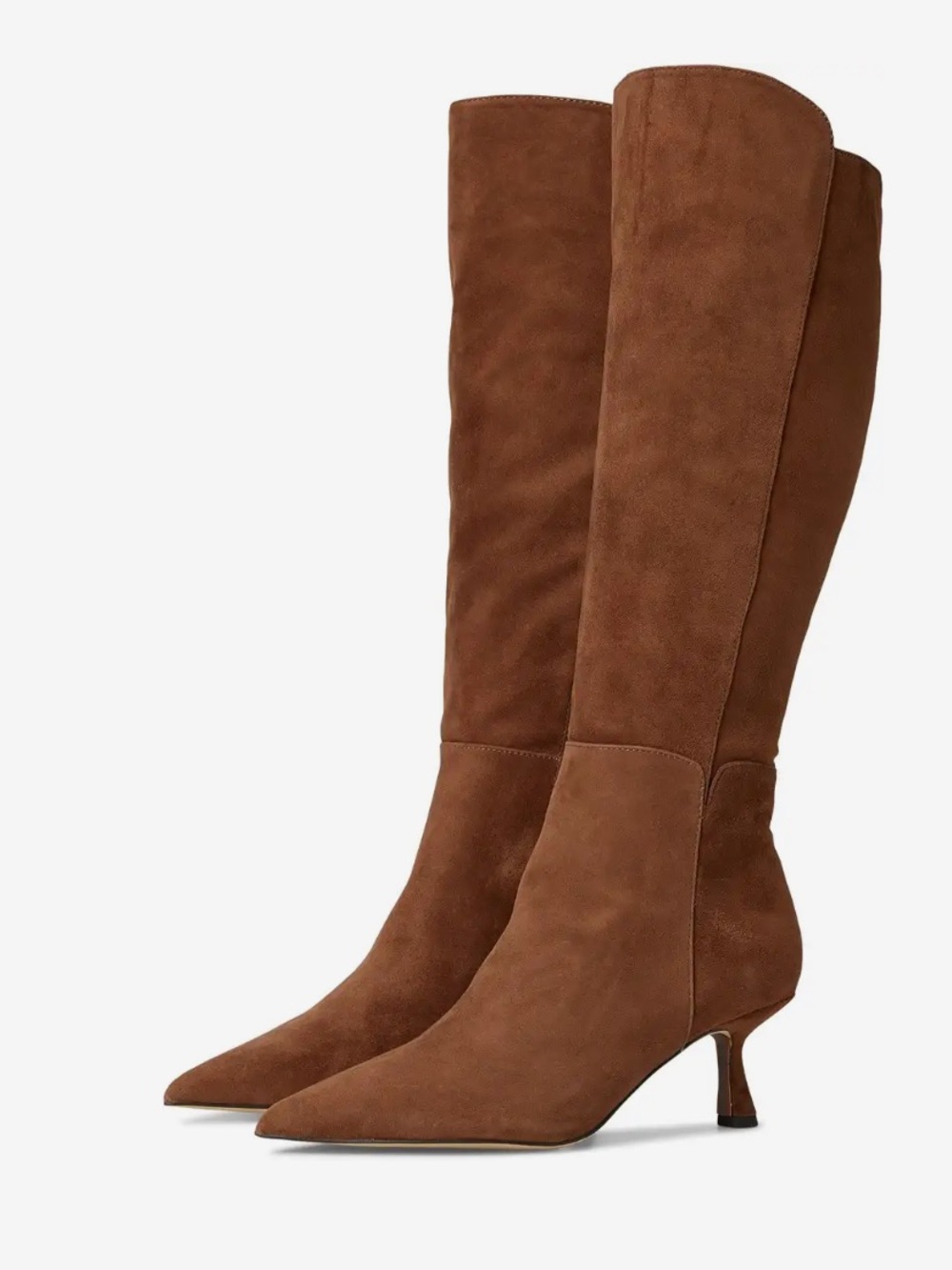 Sam Edelman Taylin Dark Terra Toffee Suede Boots New!